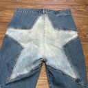 Revice Denim Revice Two Toned Star Jeans Collection Star Back Patch Skinny Cropped Blue Sz 32 Photo 7