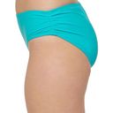 Calvin Klein NWT  50 SPF Ruched Sides Hipster Bikini Bottoms Aqua size XL Photo 1