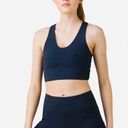 prAna NWT  Momento Crop Top in Nautical - Size Extra Large Photo 0