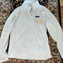 Patagonia White Fleece Button Pullover Photo 0