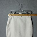 DKNY  Skirt Womens 0 Straight Pencil Cream Textured Belted Career Workwear Casual Photo 4