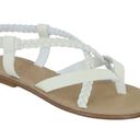 MIA NEW  VAEDA STRAPPY SANDAL IN BONE PONROS Photo 0