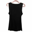 Cynthia Rowley  Beaded Strap Black Top Photo 5