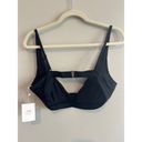 ANDIE NWT  Swim The Tahiti Bikini Top In Black Size Large Photo 3