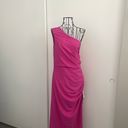 Dress the Population NWT  Martine Pink Ruched Midi Dress Photo 4