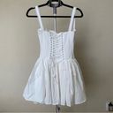 House Of CB  'Pietra' White Corset Mini Dress NWOT Large Photo 6