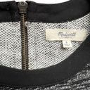 Madewell  Heathered Black Knit Sweatshirt Dress Size Small Photo 6