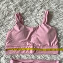 Catherine Malandrino  2 piece set Sports bra & Biker shorts in Pink size Medium Photo 3