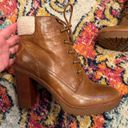 Michael Kors Brown Leather Booties Photo 1