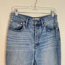 Madewell Slim Demi Boot High Rise Button Fly Jeans Banter Light Wash Photo 3