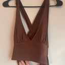 Urban Outfitters Brown Cropped Tank Top Photo 0