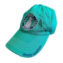 Simply Southern  Eat Sleep Beach Repeat Pineapple Baseball Cap Green Blue One Sz Photo 10