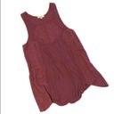 Maurice's NWOT Maurice’s burgundy lace flowy tank top Photo 1