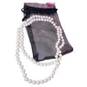 Monet Vintage  Milk Glass Beaded Necklace Photo 0