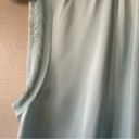 Rococo NWT Idem Ditto Seafoam Green Satin High Neck Tank/Blouse Sieze Small Photo 3