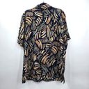 Westbound 013. Laura Scott Blue Printed Button Down Shirt Top Blouse 18W Photo 1