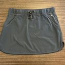 Nicole Miller  Size Large Gray Active Athletic Skirt Photo 1