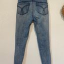 Calvin Klein Jeans Sz 26 Blue  Distressed Skinny Jeans Photo 2