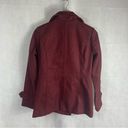 Thread and Supply  Double Breasted Oxblood Peacoat Size Medium Photo 1