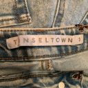 Tinseltown Women's  butterfly embroidered distressed skinny jeans Photo 8