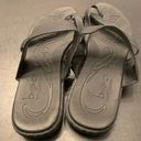 Born concept BOC  Women's Slip-On Toe Strap Black Sandals Size 10 Photo 1