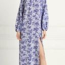 Hill House  Simone Dress Size M Lilac Tonal Floral Maxi Dress Cottagecore SEALED Photo 5