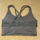 Lululemon Grayish Blue Sports Bra Size 4 Photo 5