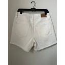 Aeropostale NWT  90's High Waist Cut-Off 4" Shorts in White, Size 8 Photo 4