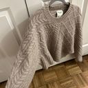 Abercrombie & Fitch Abercrombie Cable Crew Dolman Sweater  Photo 4