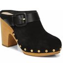 Veronica Beard Dacey Suede Clogs Black Size 6 Photo 0