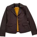 Anne Klein  Suit Brown Button Front Career Work Tailored Blazer Jacket Size 4 Photo 7