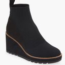 Eileen Fisher  quill platform wedge knit sock bootie Photo 0