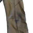 ZARA  Woman Brown Distressed Elastic Waist Leggings Size‎ Large Photo 7