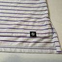 FootJoy  FJ Women's Striped 3/4 Sleeve Golf Top White Purple Small‎ Photo 1