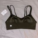 Lululemon  6 Like A Cloud Bra Dark Olive, Dark Green Sports Bra Photo 8