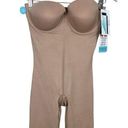 Spanx Assets By  Strapless Cupped Shaping Bodysuit‎ Large Beige Nude Slimming New Photo 0