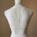 Aerie  | White Lace Racerback Bralette Sz S Photo 4