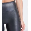 Spanx  Faux Leather Pebbled Textured Croc Leggings Size Small Photo 10