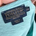 Pendleton  | Green V-Neck Pocket Burnout Tee Photo 3