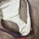 Body Glove  Bikini Swim Bottoms Size Medium Ivory Brown Retro Pattern Photo 3