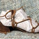 Marc Fisher  Jacinda Block Heel Strappy Sandal in Brown Snake Photo 0