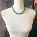 Genuine nephrite jade 10mm round bead necklace Green Photo 3