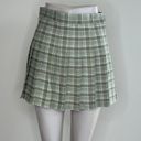 The Comfy  And Ready Plaid Skorts In Mint Green Size XS Photo 5