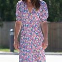 Faithfull the Brand NWT  Marie Louise Midi Kate Middleton Dress Nefeli Floral S Photo 3