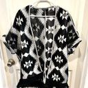 American Eagle  Aztec Print Poncho Ruana Size Medium Photo 0