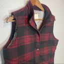 Harper  | Burgundy Flannel Vest‎ Photo 2