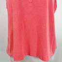 Lou & grey Signature Softblend Henley Tank Top Neon Pink Photo 5