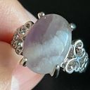 Amethyst Natural purple  S925 silver ring size 7 Photo 6