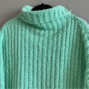 We The Free Free People  Green Turtleneck Sweater XS Photo 1