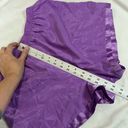 Victoria's Secret Victoria’s Secret Purple Matte Satin Long Sleeve Shorts Pajama Set Photo 9